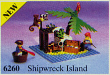 Lego 6260 Shipwreck Island Classic Pirate