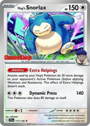 Hop's Snorlax (117/159) (GameStop) (Cosmos Holo) [Scarlet & Violet: Journey Together]
