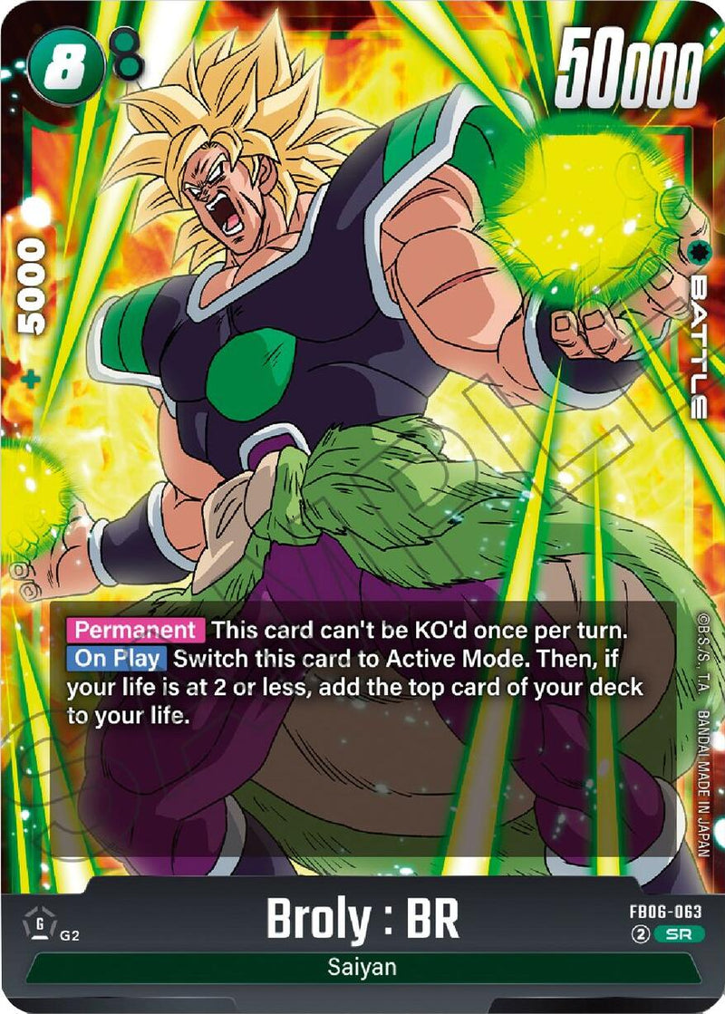Broly : BR (FB06-063) [Rivals Clash]