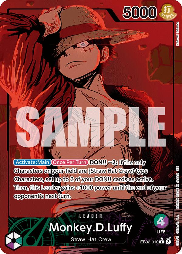 Monkey.D.Luffy (010) (Alternate Art) [Extra Booster: Anime 25th Collection]