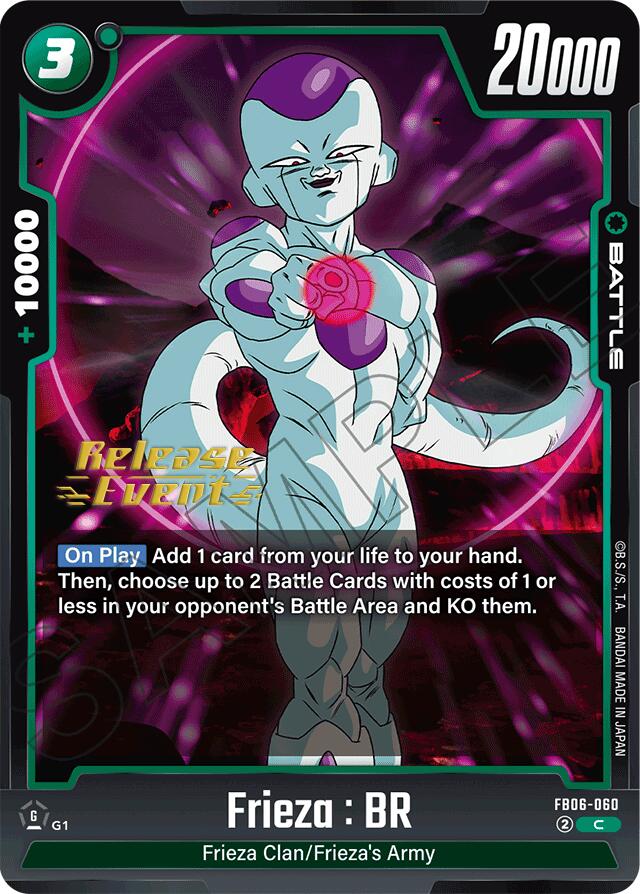 Frieza : BR [Rivals Clash Release Event Cards]