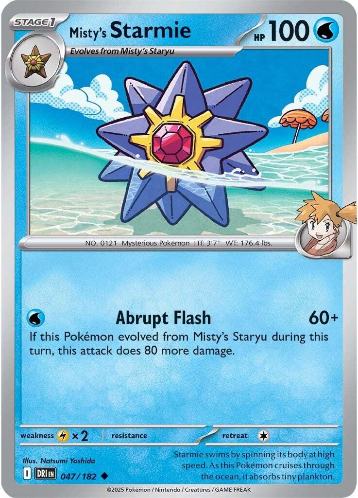 Misty's Starmie (047/182) [Scarlet & Violet: Destined Rivals]
