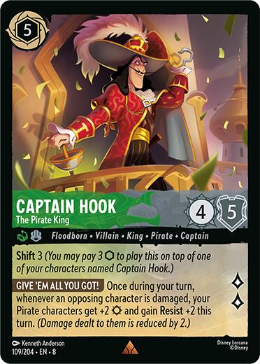 Captain Hook - The Pirate King (109/204) [Reign of Jafar]