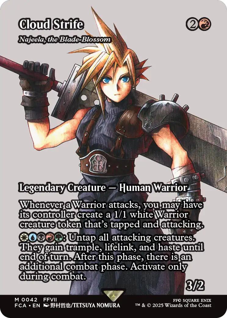 Cloud Strife - Najeela, the Blade-Blossom (Showcase) [FINAL FANTASY : Through the Ages]