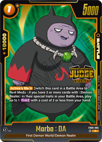 Marba : DA (Judge Pack 04 - Event) [Fusion World Tournament Cards]