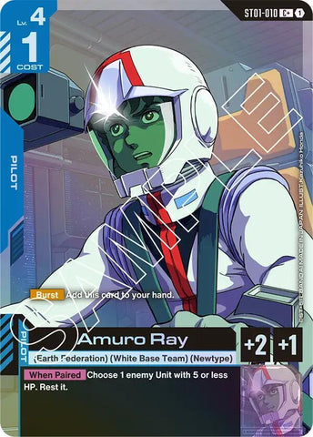 Amuro Ray (C+) - Starter Deck 01: Heroic Beginnings (ST01) [ST01-010]