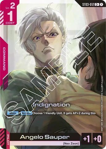 Indignation (C+) (Alternate Art) - ST03-012 - Common