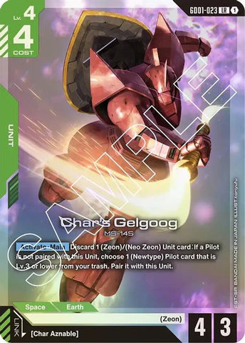 Char's Gelgoog - GD01-023 - Legend Rare