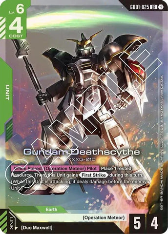 Gundam Deathscythe (GD01-025) - GD01-025 - Legend Rare