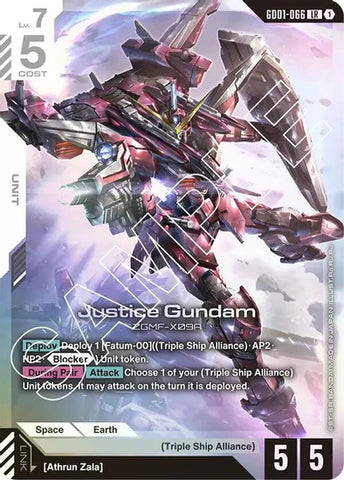 Justice Gundam - GD01-066 - Legend Rare