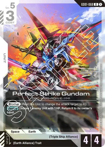 Perfect Strike Gundam - GD01-068 - Rare
