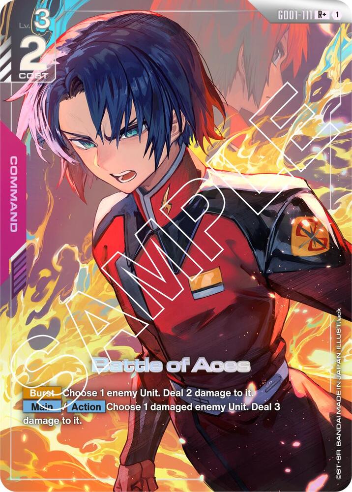 Battle of Aces (R+) (Alternate Art) - GD01-111 - Rare+