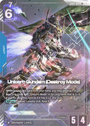 Unicorn Gundam (Destroy Mode) (LR+) (Alternate Art) - GD01-002 - Legend Rare+