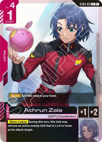 Athrun Zala (Store Tournament Participant Pack 01) - ST04-011 - Common