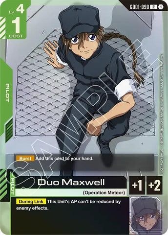 Duo Maxwell (Store Tournament Participant Pack 01) - GD01-090 - Rare