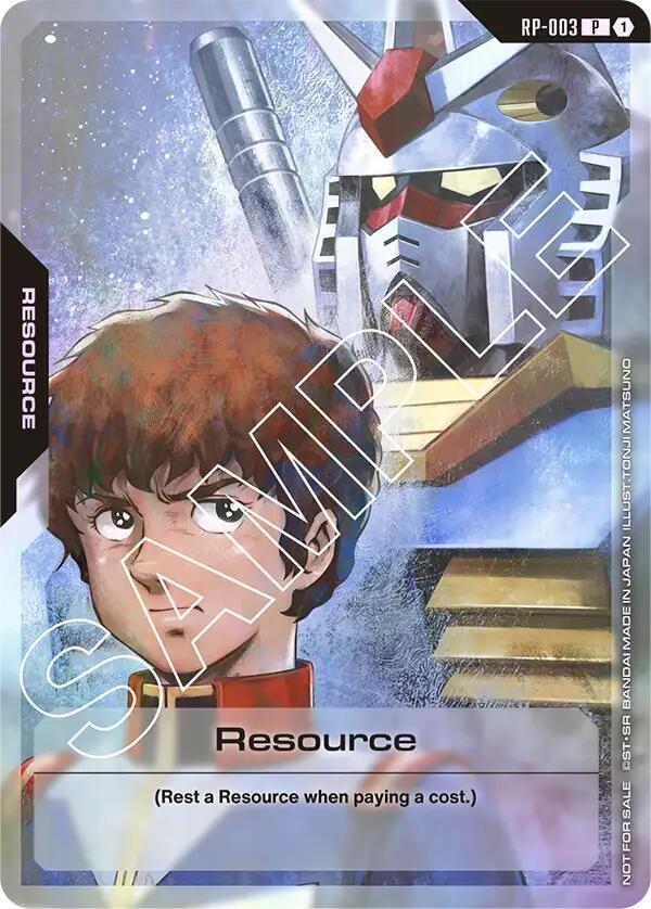 Resource (RP-003) (Mobile Suit Gundam) - Promotional Resource Tokens (RP)