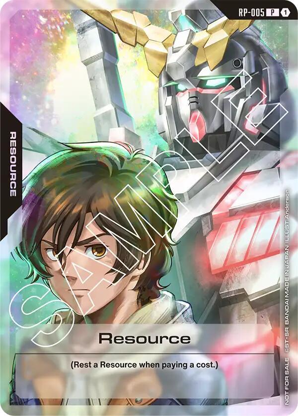 Resource (RP-005) (Mobile Suit Gundam Unicorn) - Promotional Resource Tokens (RP)