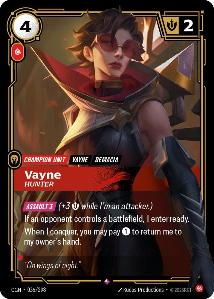 Vayne, Hunter - Origins (OGN) [035/298]
