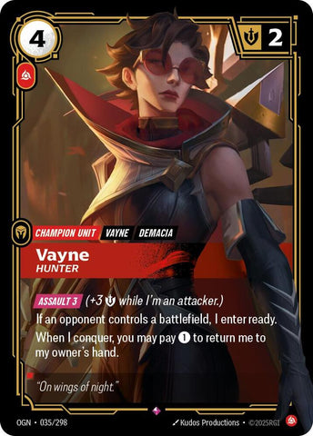 Vayne, Hunter - Origins (OGN) [035/298]