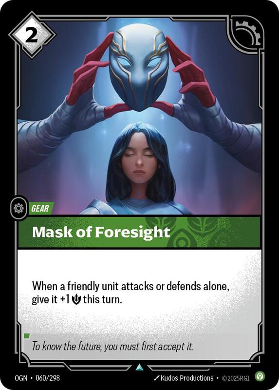 Mask of Foresight - Origins (OGN) [060/298]