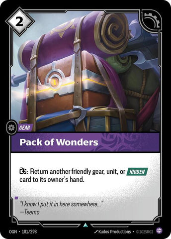Pack of Wonders - Origins (OGN) [181/298]