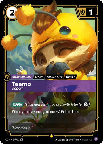 Teemo - Scout (Alternate Art) - Origins (OGN)