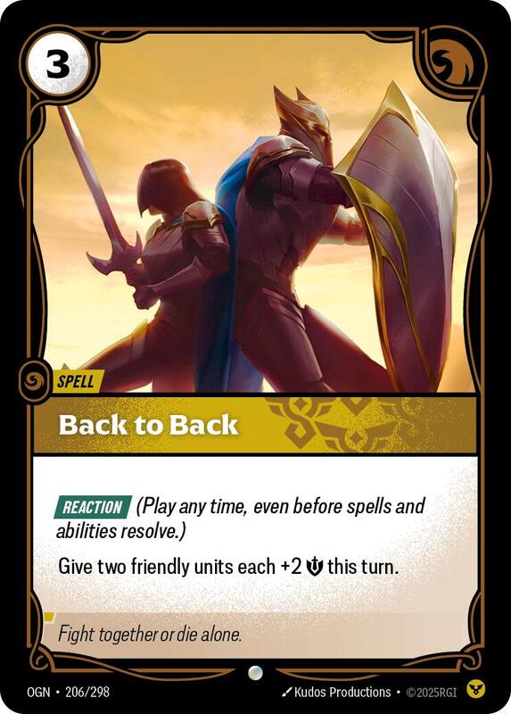 Back to Back - Origins (OGN) [206/298]