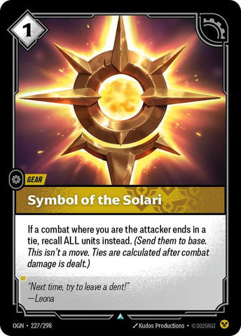 Symbol of the Solari - Origins (OGN) [227/298]