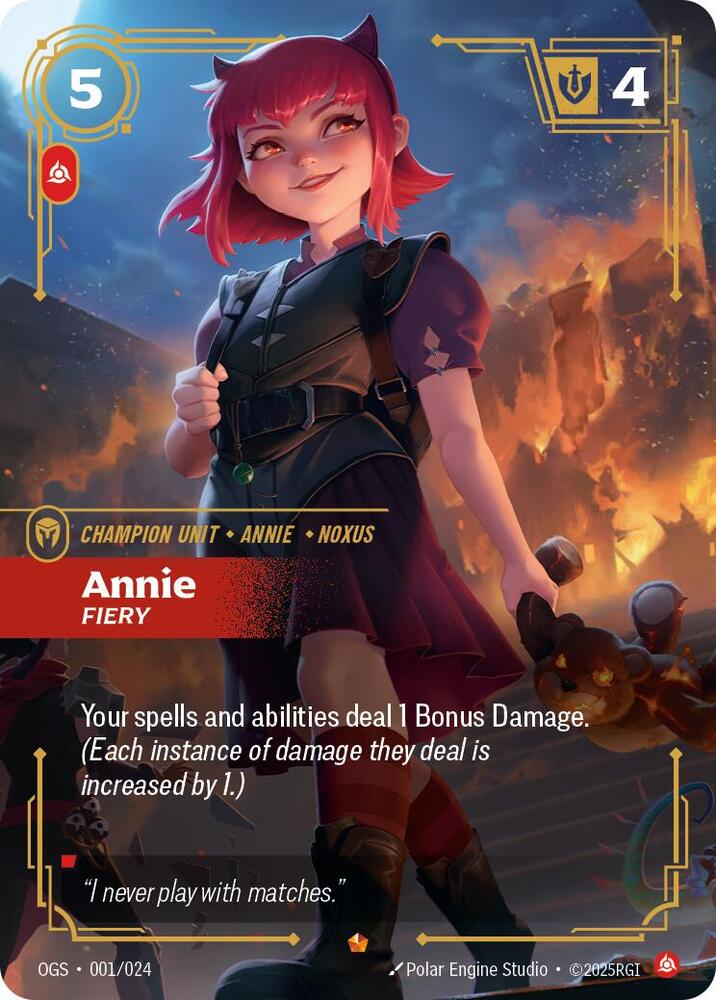 Annie - Fiery - Origins: Proving Grounds (OGS)