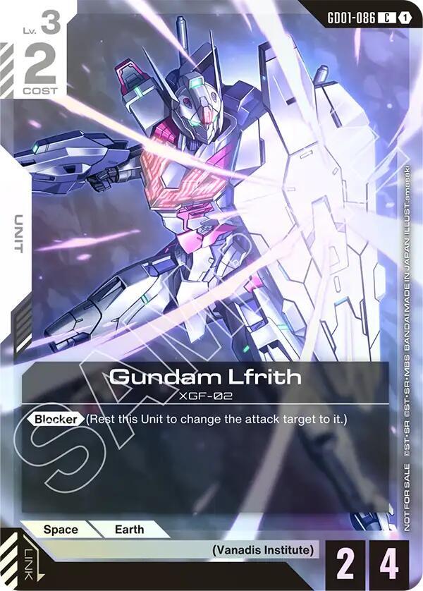 Gundam Lfrith (Championship Participation Pack 01) GD01-086