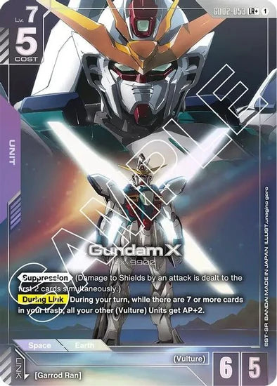 Gundam X (LR+) (Alternate Art) - GD02-053 - Legend Rare+