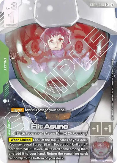 Flit Asuno (R+) (Alternate Art) - GD02-088 - Rare+