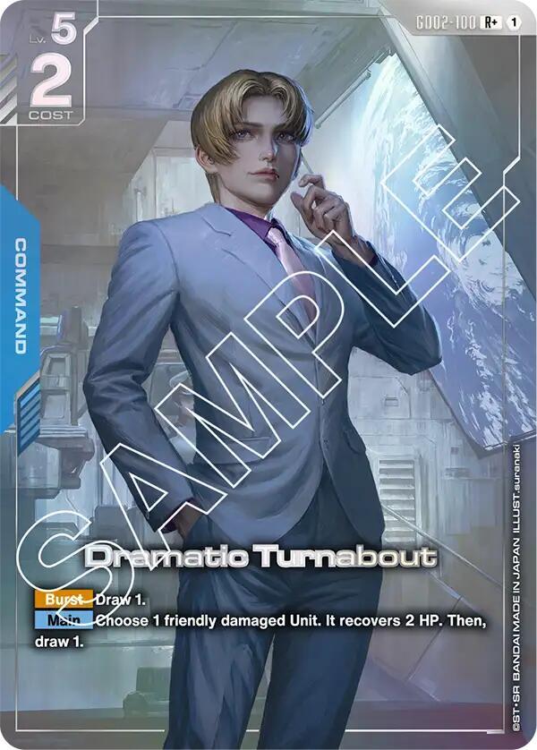 Dramatic Turnabout (R+) (Alternate Art) - GD02-100 - Rare+
