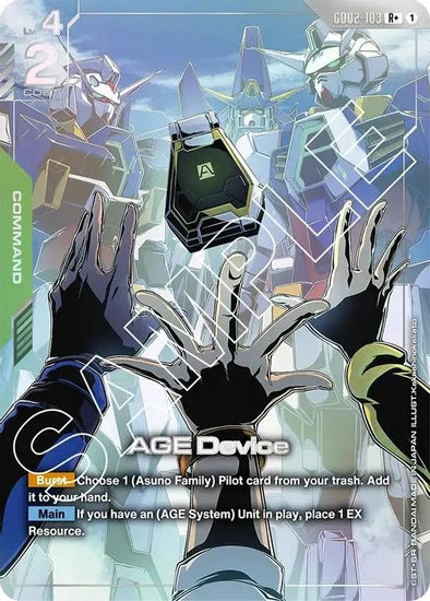 AGE Device (R+) (Alternate Art) - GD02-103 - Rare+