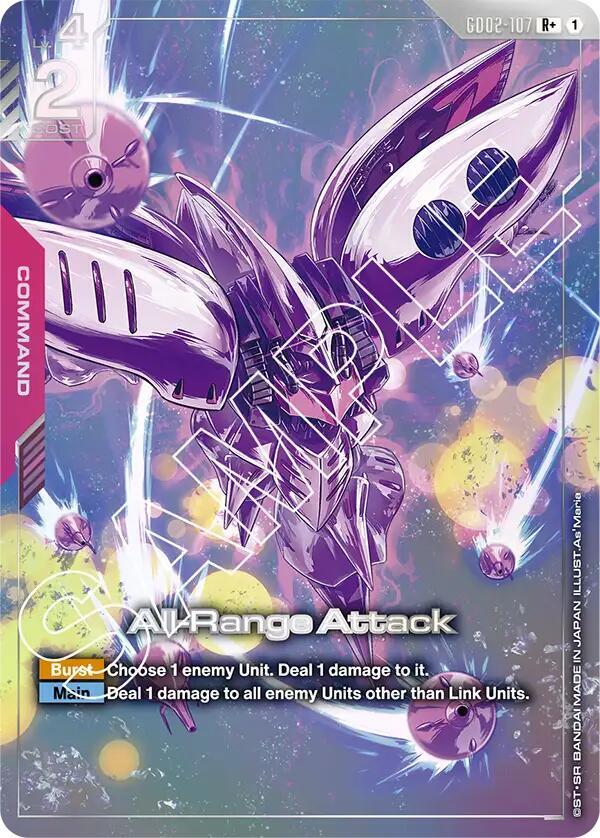 All-Range Attack (R+) (Alternate Art) - GD02-107 - Rare+