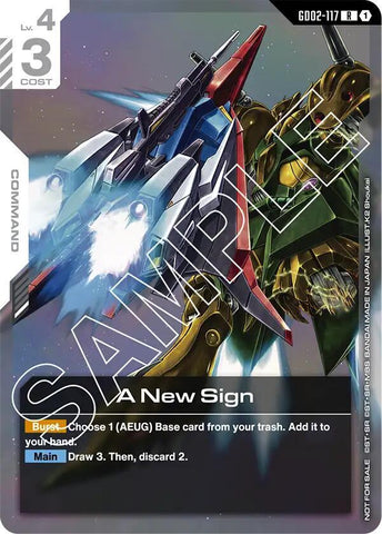 A New Sign (Newtype Challenge 2025 Mission 2) - Gundam Promotional Cards (GCG-PR)