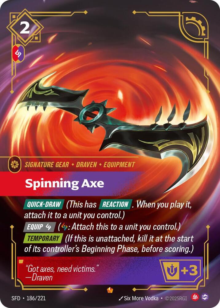 Spinning Axe - Spiritforged (SFD)
