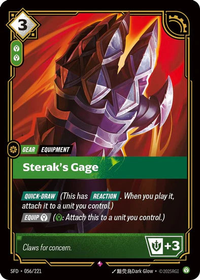 Sterak's Gage - Spiritforged (SFD)