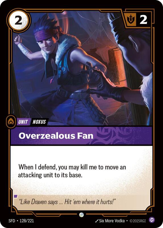 Overzealous Fan - Spiritforged (SFD) [128/221]