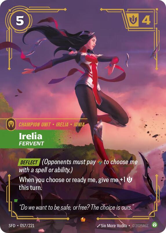 Irelia, Fervent - Spiritforged (SFD) [057/221]