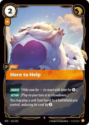 Here to Help - Spiritforged (SFD)