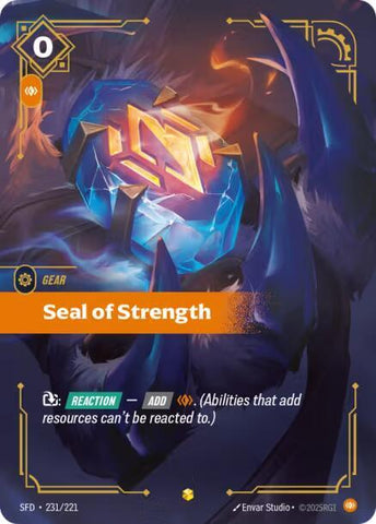 Seal of Strength (Overnumbered) - Spiritforged (SFD)
