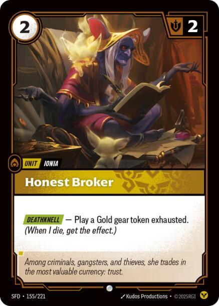 Honest Broker - Spiritforged (SFD) [155/221]