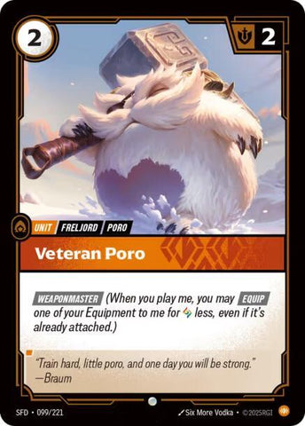 Veteran Poro - Spiritforged (SFD) [099/221]