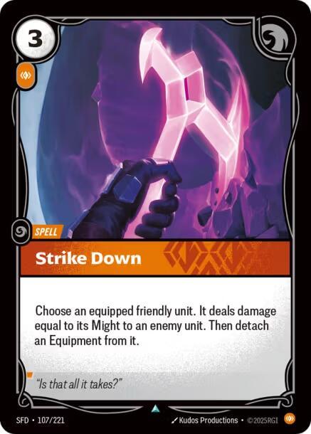 Strike Down - Spiritforged (SFD) [107/221]