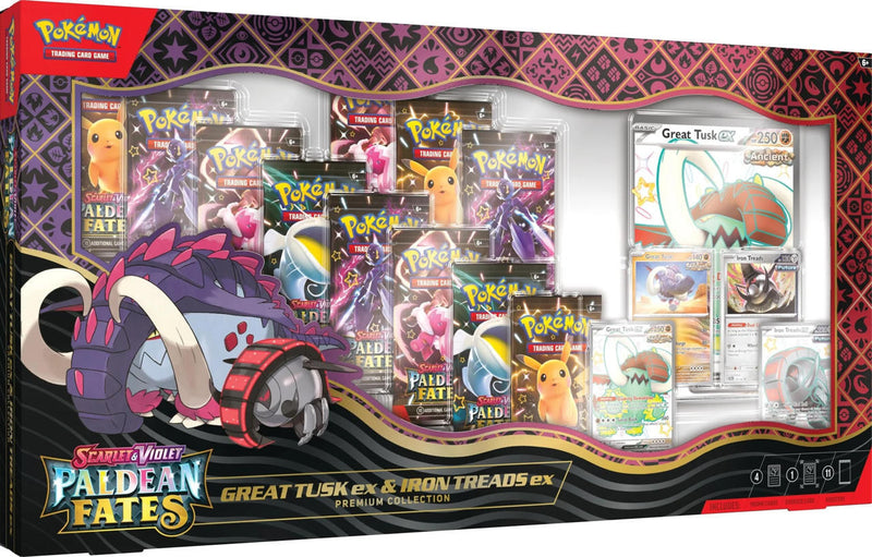 Pokémon TCG: Great Tusk ex & Iron Treads ex Premium Collection