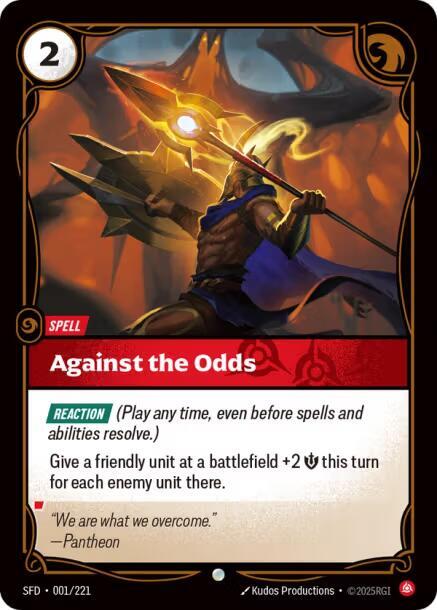 Against the Odds - Spiritforged (SFD)