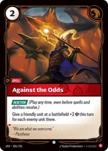 Against the Odds - Spiritforged (SFD)