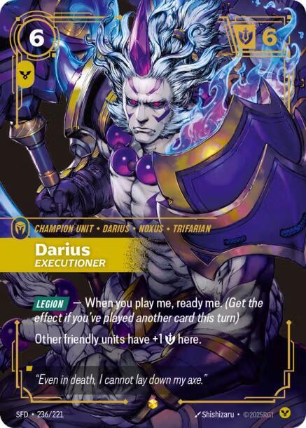 Darius - Executioner (Overnumbered) - Spiritforged (SFD)