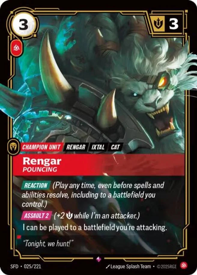 Rengar - Pouncing - 025/221 - Rare